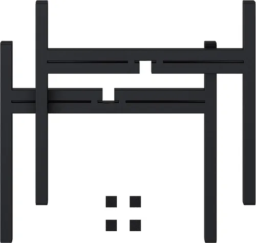 Vista 7 de FaithLand Soporte para plantas de mediados de siglo para interiores y exteriores (sin maceta de 8 pulgadas), soporte de metal para macetas, soporte