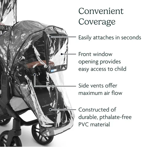 Vista 3 de UPPAbaby Escudo de lluvia RumbleSeat