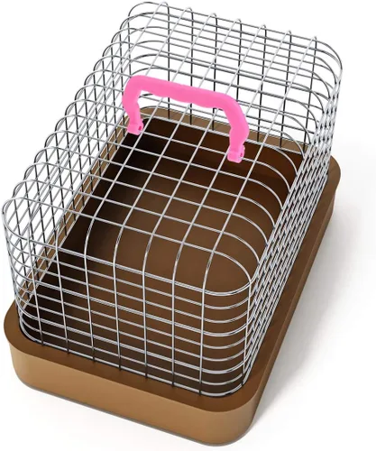 Vista 9 de Zerodeko 10 manijas de jaula para mascotas, accesorios de piezas de repuesto para jaulas para mascotas, fácil instalación, cómodo de sostener, mango