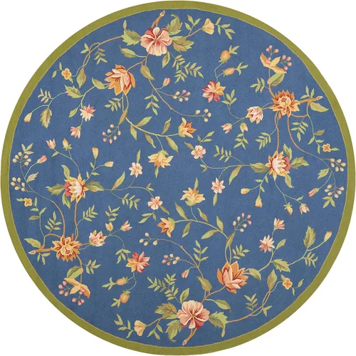 Vista 10 de SAFAVIEH Chelsea Collection - Alfombra decorativa de 1 pies 8 pulgadas x 2 pies 6 pulgadas, color negro, lana de campo francesa enganchada a mano