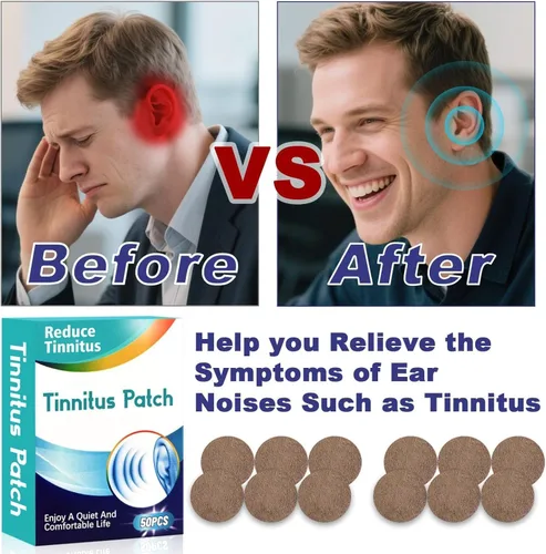 Vista 2 de Alivio de tinnitus para oídos zumbidos, parches de alivio de tinnitus, tratamiento eficaz de tinnitus puede reducir el tinnitus, aliviar la pérdida