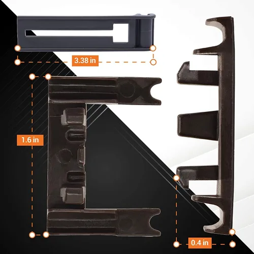 Vista 4 de BlueStars (Actualización) Premium W10195839 & W10195840 & W10250160 Posicionador Ajustador, Ajustador de Rack y Brazo Ajustador Clip-Lock Kit