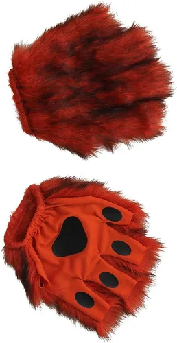 Vista 3 de Adult Orange Fingerless Paws