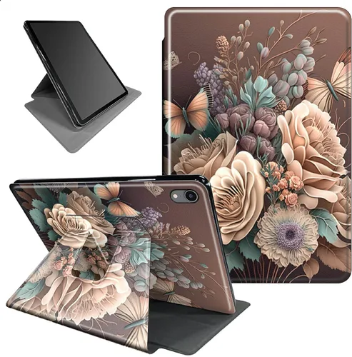 Vista 79 de Funda para iPad mini 6 para iPad mini 6ª generación 8.3 pulgadas 2021 360 grados giratorio soporte ligero protector inteligente cubierta