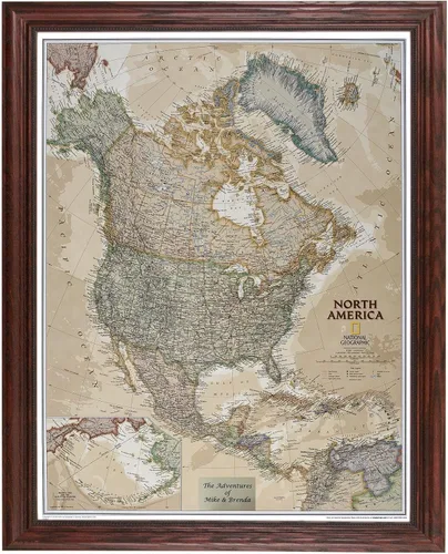 Vista 13 de Push Pin Travel Maps Pósteres e impresiones personalizables – Gris granero – Mapa de pines enmarcado personalizado, llega listo para colgar con 150