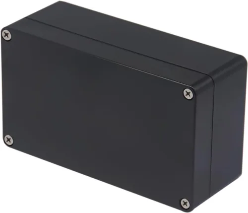 Vista 30 de Caja de proyecto IP65 Caja de conexiones impermeable ABS cajas eléctricas negras para bricolaje, Estuche electrónico para proyectos de energía, Caja