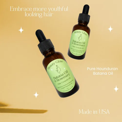 Vista 3 de Beauty Glow Aceite de Batana Dr. Sebi & Dr. Truth aprobado por el Dr. Truth Aceite de romero orgánico de Honduras Hidratante para cabello seco