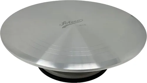 Vista 8 de Ateco 608 REVOLVING Cake Decorating soporte, 11" Ronda, apto para uso alimentario de plástico Base & parte superior