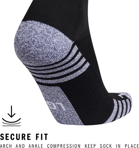 Vista 3 de adidas Team Speed 3 - Calcetines de fútbol (1 par), NegroBlanco2