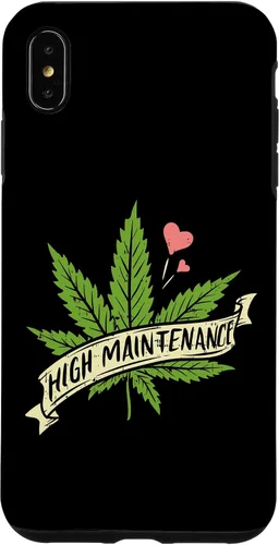 Vista 11 de High Maintenance Weed Cannabis Pocket 420 THC Stoner Gift Case for iPhone 17