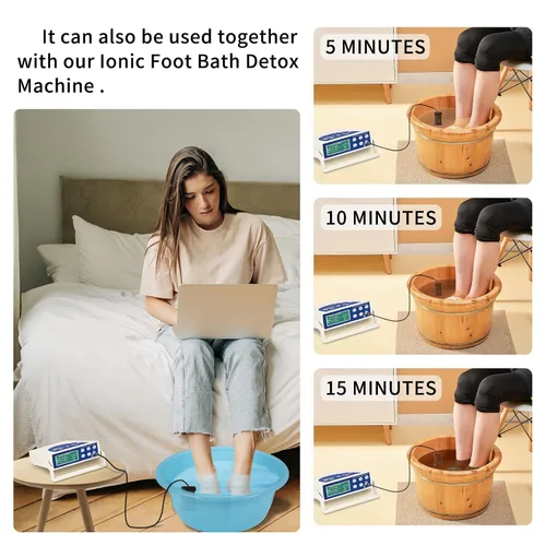 Vista 4 de Paquete de 4 matrices para baño de pies de desintoxicación iónica, matrices de repuesto para máquina iónica de baño de desintoxicación de pies