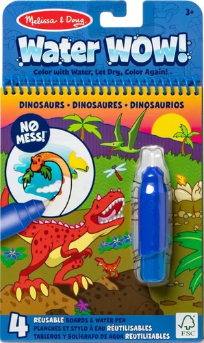 Vista 15 de Melissa & Doug On The Go Water Wow! Almohadilla de actividades para colorear reutilizable que se revela con agua - Selva