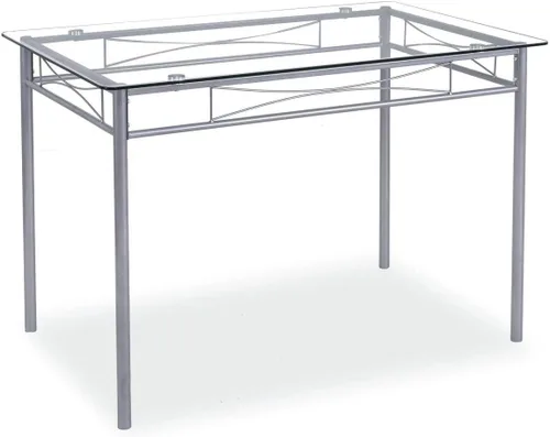 Vista 4 de Casart Juego de mesa de comedor de 5 piezas y 4 sillas con tapa de vidrio para cocina y desayuno