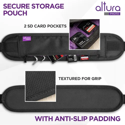 Vista 4 de Altura Photo Camera Strap with Quick Release & Safety Tether - Camera Strap for Photographers for Sony, Nikon, & Canon
