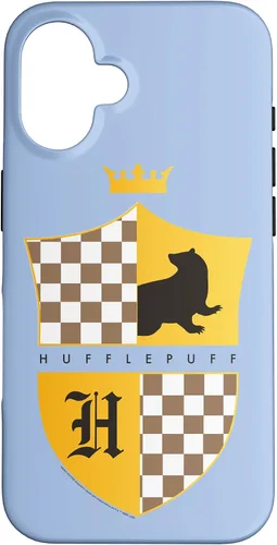 Vista 32 de Harry Potter Hufflepuff Checkered Shield Crest Case for iPhone 17