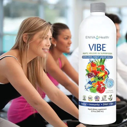 Vista 6 de Eniva Health Vibe Liquid Multivitamins Suplementos minerales con vitaminas A, B12, C, D, E y aminoácidos Suplemento diario de frutas y verduras