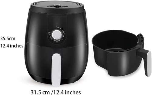 Vista 7 de Freidora de aire eléctrica para el hogar, freidora de aire de gran capacidad, freidora eléctrica automática sin aceite, máquina de papas fritas