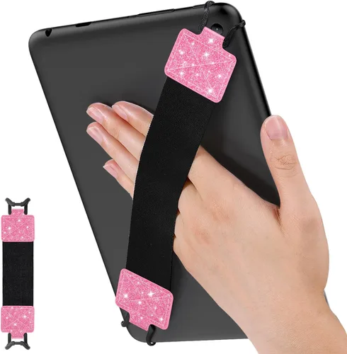 Vista 21 de MoKo Correa de mano de seguridad para tablet de 9 a 11 pulgadas, iPad/IP-ad Pro/iPad Air/Kindle Fire HD/Samsung, correa de mano versátil de alta