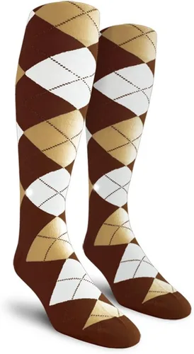 Vista 22 de Golf Knickers Calcetines Coloridos de Algodón Argyle hasta la Rodilla para Hombres, Mujeres y Jóvenes (AA-ZZ)