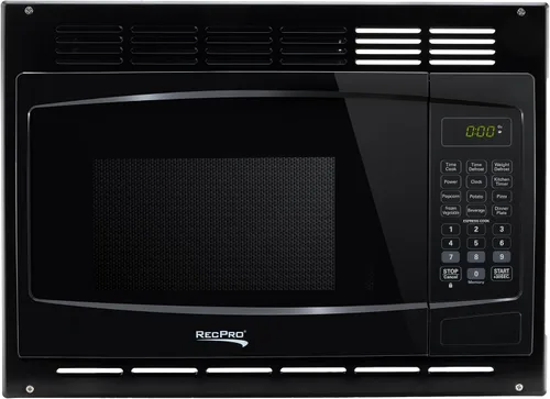 Vista 8 de RecPro Microondas RV con kit de molduras 1.0 pies cúbicos 900 W Reemplazo directo para Greystone y High Pointe (negro) Potencia de cocción