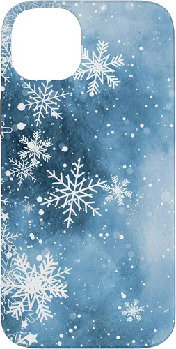 Vista 15 de Funda para iPhone 17 con diseño de copos de nieve con diseño de cristales helados