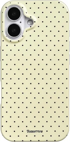 Vista 74 de inewateri Funda compatible con iPhone 11 con bonito diseño estético de lunares a la moda, fundas simples para TPU suave, funda de protección Negro