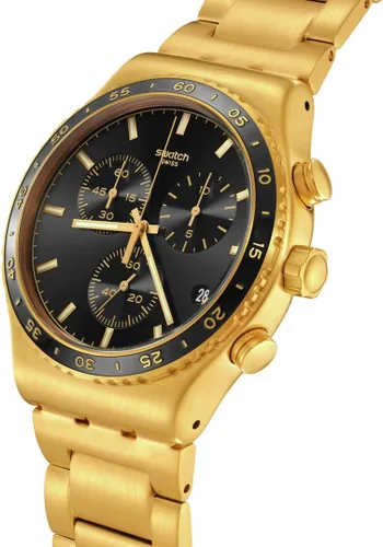 Vista 2 de Swatch en The Black, Oro, Colección Holiday