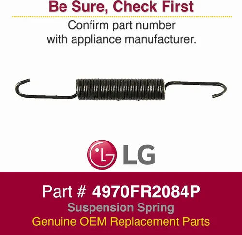 Vista 3 de LG 4970FR2084P Muelle de suspensión original OEM para lavadoras LG
