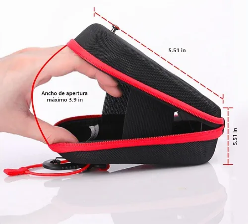 Vista 4 de ACHIX Funda rígida para telémetro de golf, compatible con Bushnell/Callaway/Tectectectec, bolsa de transporte universal para telémetro láser