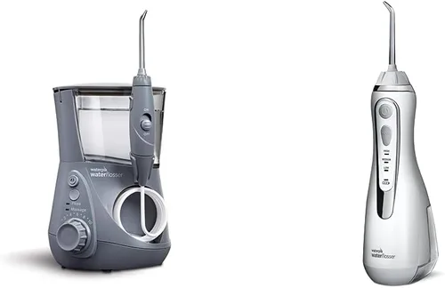 Vista 11 de Waterpik El irrigador dental acuario + puntas de reemplazo de prótesis de implantes - El sistema eléctrico de higiene dental elimina hasta el 99.9%