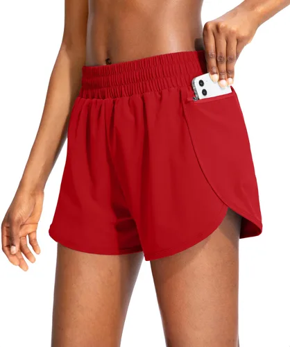 Vista 20 de Soothfeel Pantalones cortos deportivos para mujer de 3"/5" para Negro