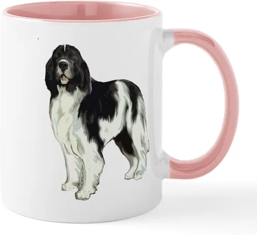 Vista 38 de CafePress Newfoundland Dog Drool Zone Taza de café de cerámica de 11 oz (11.0 fl oz)