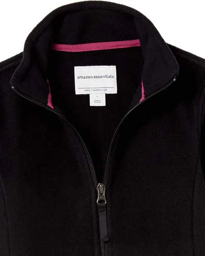 Vista 4 de Tienda Essentials Chaqueta de forro polar con cremallera completa para niñas y niños pequeños