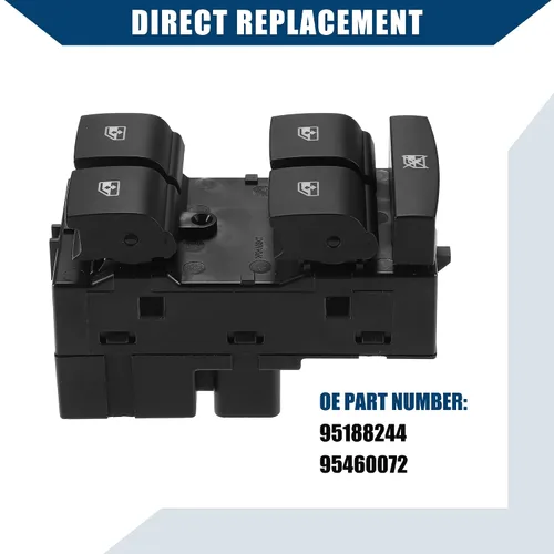 Vista 7 de No.95188244 / Interruptor de ventana delantera del lado del conductor/puerta de repuesto para Chevrolet Sonic 2012-2018 / Interruptor de ventana