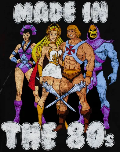 Vista 6 de Masters Of The Universe - Camiseta para hombre, diseño de superhéroes y villanos, S, Negro