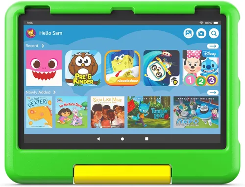 Vista 7 de Estuche para tablet Amazon Fire HD 10 para niños (compatible solo con la tablet de 13.a generación lanzada en 2023) - Azul