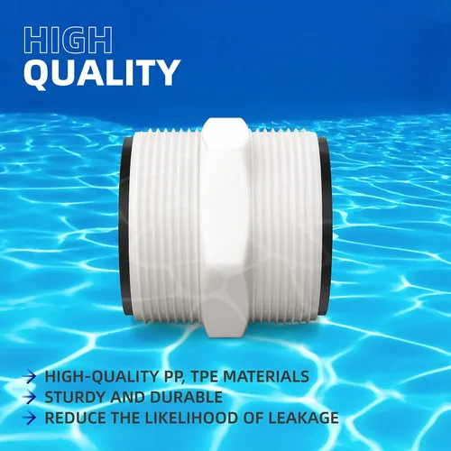 Vista 4 de PalpitateC Conector de manguera dividido para piscina compatible con bomba de natación Intex Coleman de 1.5 pulgadas, extensor de manguera
