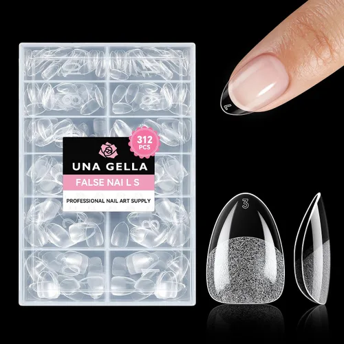 Vista 31 de UNA GELLA Pegamento de uñas de gel 6 en 1 para puntas de uñas transparentes