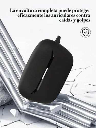 Vista 2 de Funda para JBL Endurance Race 2 True Wireless in Ear Earbuds, protección suave, a prueba de golpes, funda de silicona BOVUGAC con llavero, kit