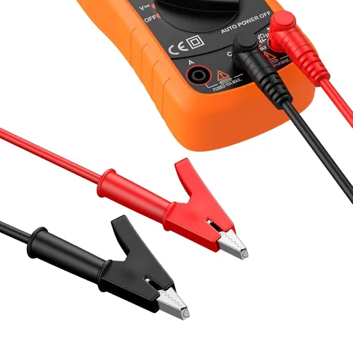 Vista 4 de Proster 4mm Enchufe Banana a Pinza de Cocodrilo - Cable de prueba eléctrica flexible de cobre puro de 15A 1000V de un metro para pruebas