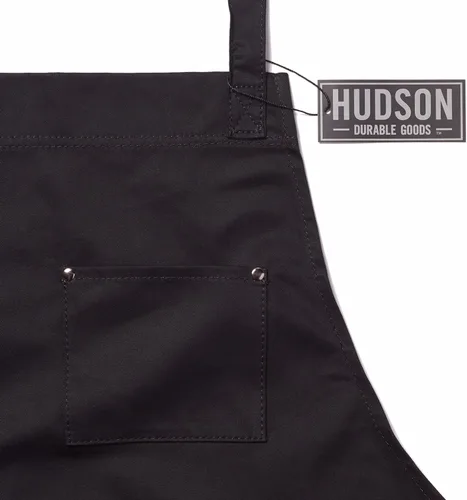 Vista 24 de Hudson Durable Goods - Delantal de chef de grado profesional para cocina, barbacoa y parrilla