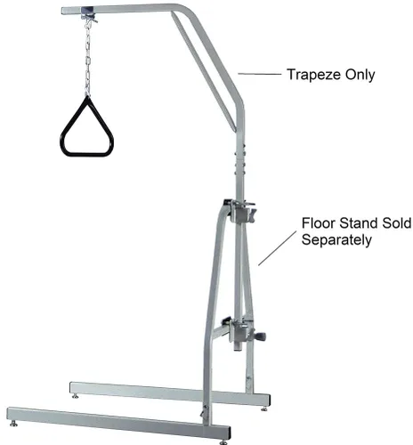 Vista 2 de Lumex 2840A. Trapecio con soporte de piso, chapado en cromo