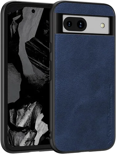 Vista 11 de X-level Funda protectora inalámbrica para Google Pixel 8 Pro, piel azul, ajuste delgado, con protección para lente de cámara