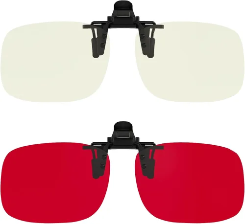 Vista 18 de Eyekepper Blue Light Clip on Glasses, Blocking UV Ray, Anti Glare 63 * 50MM