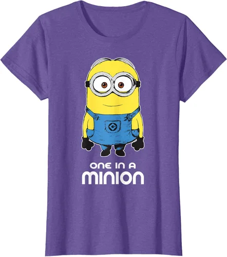 Vista 25 de Despicable Me Camiseta estampada Minions Bob One in A Minion Negro