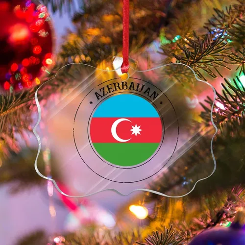 Vista 13 de Bandera de Albania, silueta de adorno de Navidad para niños, bandera nacional, recuerdo, decoraciones de Navidad de Albania, regalos de recuerdo
