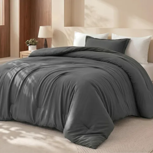 Vista 12 de Utopia Bedding - Juego de edredón individual de 2 piezas con estampado de flechas blancas de tamaño individual, juego de ropa de cama suave