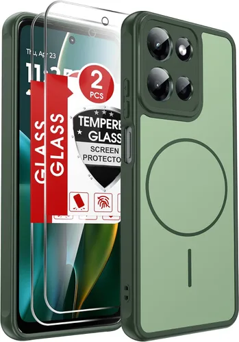 Vista 113 de LeYi Funda para teléfono Samsung-S23: protector de pantalla e imán MagSafe Púrpura