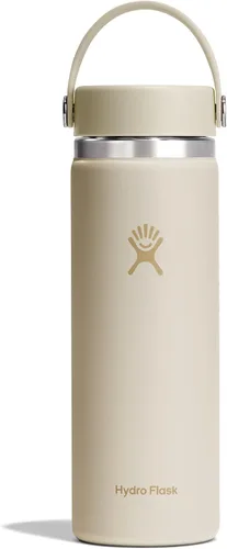 Vista 69 de Hydro Flask Botella de agua – Acero inoxidable aislado – Tapa flexible de boca ancha, antiderrames, a prueba de fugas y recargable en agave de 20