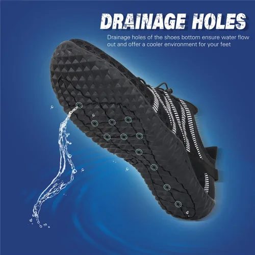 Vista 2 de Spesoul Zapatos deportivos acuáticos para hombre y mujer, secado rápido, para exteriores, para playa, natación, piscina, surf, buceo, yoga